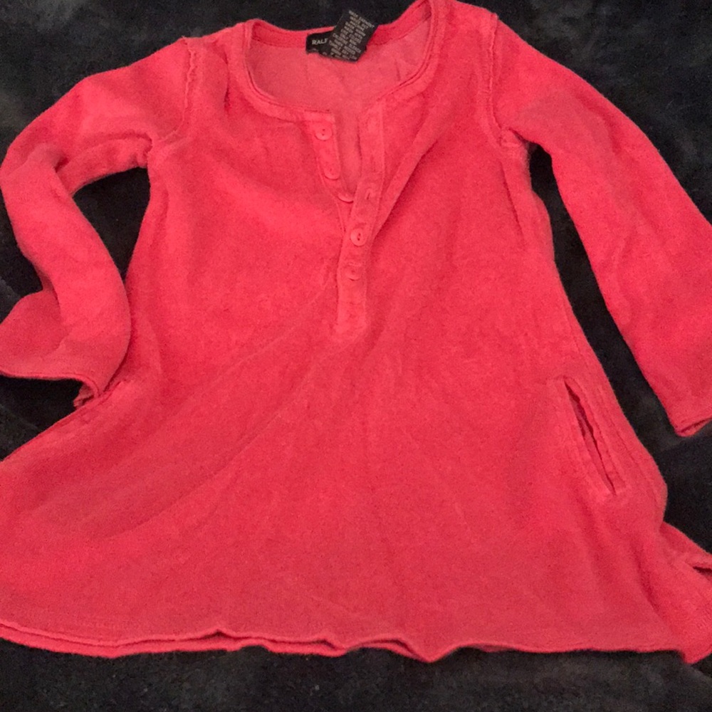 Terry cloth swim coverup